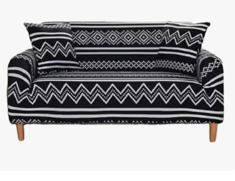 Comprar Protector De Sofa Mueble Sala 3 Puestos Negro en Electroshopy